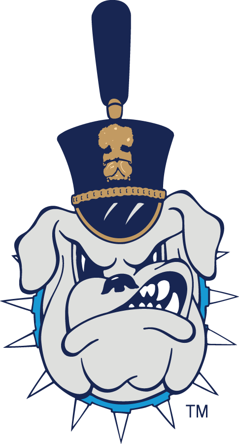 The Citadel Bulldogs 0-Pres Secondary Logo v2 diy DTF decal sticker